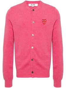 Comme Des Garçons Play шерстяной кардиган, розовый