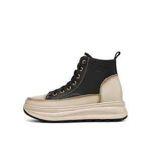 Кеды, скейтборд обувь женская высокая Boerdiqi, черный