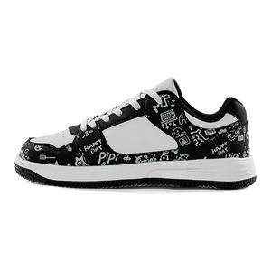 Sportful Низкие мужские кроссовки для скейтбординга, черно-белые