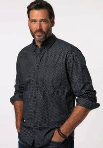 Рубашка LANGARM ALLOVERPRINT MODERN FIT JP1880, темно-синий