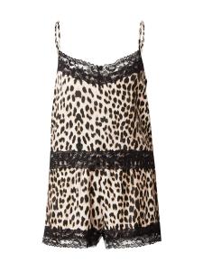 Короткий пижамный комплект OH APRIL Dizzy, светло-коричневый