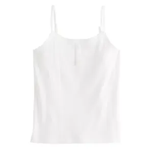 Девочки 6-20 лет кружевная отделка Camile в обычном и плюс размерах So, белый