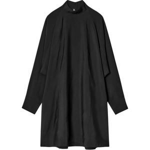 COS Женское черное платье с длинными рукавами