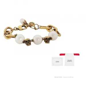Браслет с черепом Alexander McQueen