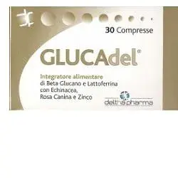 Глюкадел 30 таблеток, добавка для иммунной защиты Deltha Pharma