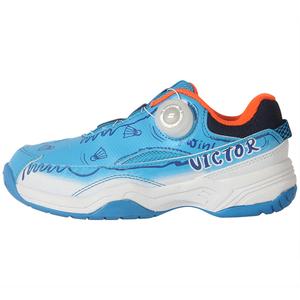Детские кроссовки с низким верхом, противоскользящие, с амортизаторами и износостойкими свойствами Victor, синий