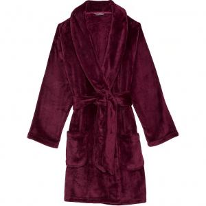 Victoria's Secret Короткий уютный халат / Kir Sleep Robe Women's Purple