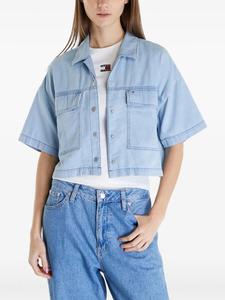 Tommy Jeans рубашка на пуговицах, синий