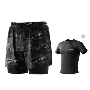 LINING Спортивные шорты мужские черный серый цвет