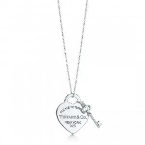 Подвеска Tiffany & Co. The Return to Tiffany Heart Tag with Key, серебро