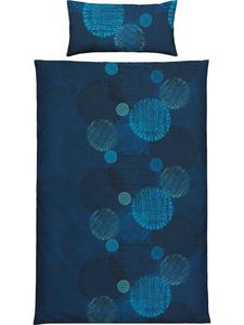 Постельное белье из перкаля темно-синего цвета REDBEST, 135x200 см (80x80 см)