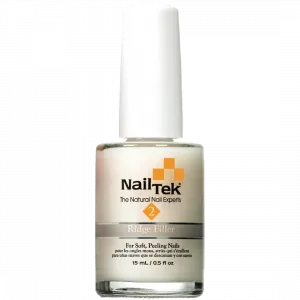 Nail Tek Ridge Filler разглаживающий базовый кондиционер для мягких ногтей, 15 мл