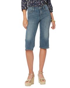 NYDJ Petite Pedal Pusher Seline Джинсы с широкими штанинами, синий