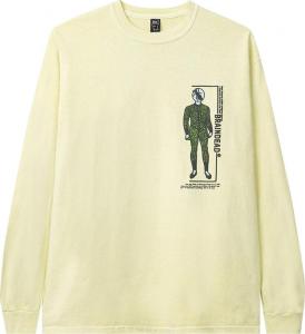 Лонгслив Brain Dead Evaluate Long-Sleeve Tee  'Lemon', желтый