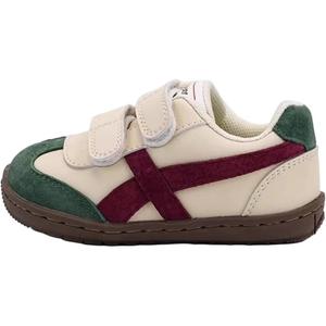 Нескользящие анти-кик туфли с низким верхом для малышей (для младенцев и малышей) QINUOSHU, зеленый