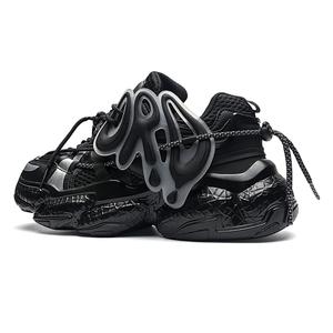 Массивные кеды унисекс с низким верхом черного цвета Ord