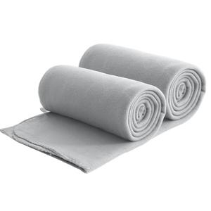 Флисовое одеяло wometo, 130x160 см, светло-серый