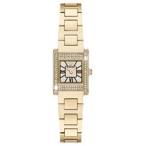 Двуручные золотистые наручные часы из нержавеющей стали EMPORIO ARMANI, бежевый