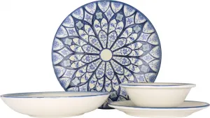 Набор столовых приборов (большой) - Esnaf - 24 предмета - 6 персон - фарфор Bonna