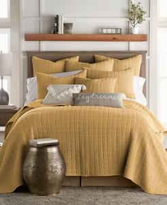 Комплект постельного белья Mills Waffle Textured, 2 предмета, размер Twin/Twin XL Levtex, желтый