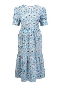 Мини платье MYMO Dress, пятнистый синий