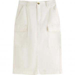 Abercrombie＆Fitch Женская повседневная длинная юбка ecru