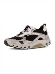 Rollingsoft Спортивные кроссовки на шнуровке золотистого цвета