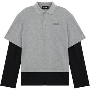 Серая поло для мужчин WE11DONE, серый