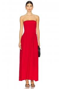 Бесбретельное платье soglio Solid & Striped, lipstick red