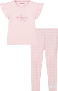 Комплект из 2 предметов: туника и леггинсы Calvin Klein для девочек, Rose/Muted Clay