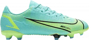 Бутсы Nike Mercurial Vapor 14 Academy FG MG GS 'Dynamic Turquoise Lime Glow', синий
