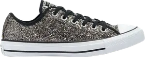 Кроссовки Converse Wmns Chuck Taylor All Star Low Glitter Shine - Black, черный