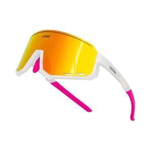 Солнцезащитные очки для велоспорта Active KA-183, блестящий белый/розовый