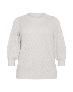Свитер KAFFE CURVE Anita, Mottled Grey