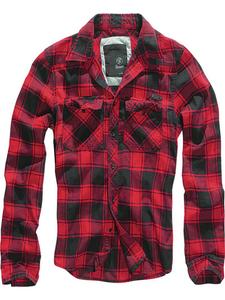 Рубашка Check Shirt Long Sleeve красного цвета Brandit