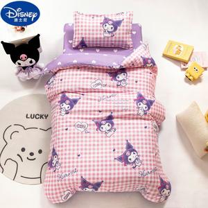 Disney Комплект постельного белья для детей из 7 предметов (хлопок), вес 750 г, с принтом Kuromi Heart