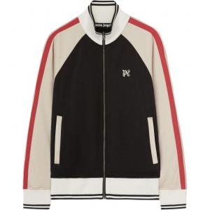 Куртка с монограммой и цветными блоками Palm Angels, черный