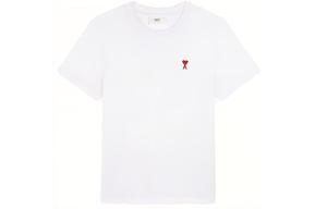 Футболка Ami De Coeur от Ami Paris AMIPARIS, белый