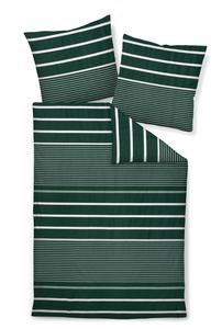 Постельное белье Janine зеленый, белый, нефритовый, лесной зеленый, 200/200 см