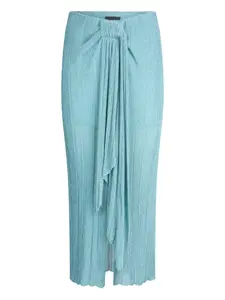 Вязаная юбка миди LIU JO, синий