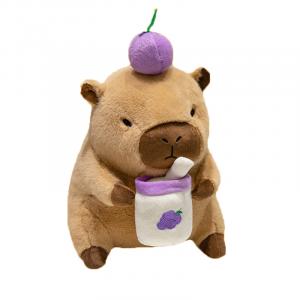 Плюшевая кукла Fun Styling, Fruit Milk Tea Capybara Enlightenment