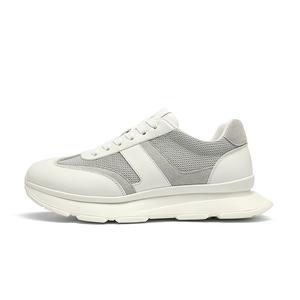 Низкие повседневные туфли для мужчин CROWN, White Gray