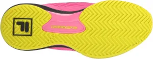 Женская обувь Fila Speedserve Energized, розовый/желтый/черный
