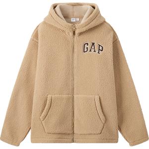 Свитшот-куртка ранней осени 2024 unisex GAP, хаки