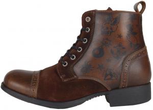 Ботинки женские Helstons Mehari мотоциклетные, темно - коричневый