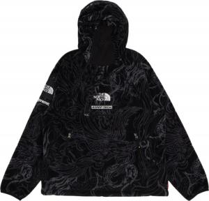 Пуловер Supreme x The North Face Steep Tech Fleece Pullover 'Black Dragon', черный
