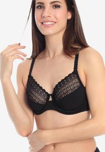 Бюстгальтер на косточках Sassa, черный