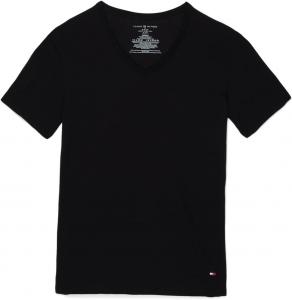 Мужские хлопковые эластичные кофты Tommy Hilfiger с V-образным вырезом, упаковка из 3 шт., 3 Black