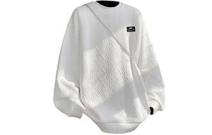 Свитшот Unisex Crew Neck Moderate Heavyweight ZIAREL, белый[removable logo]