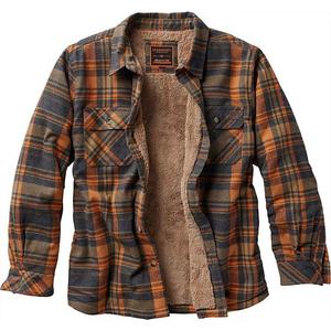 Мужская рубашка-куртка buck commander deerfield flannel с подкладкой berber Legendary Whitetails, Daybreak Plaid